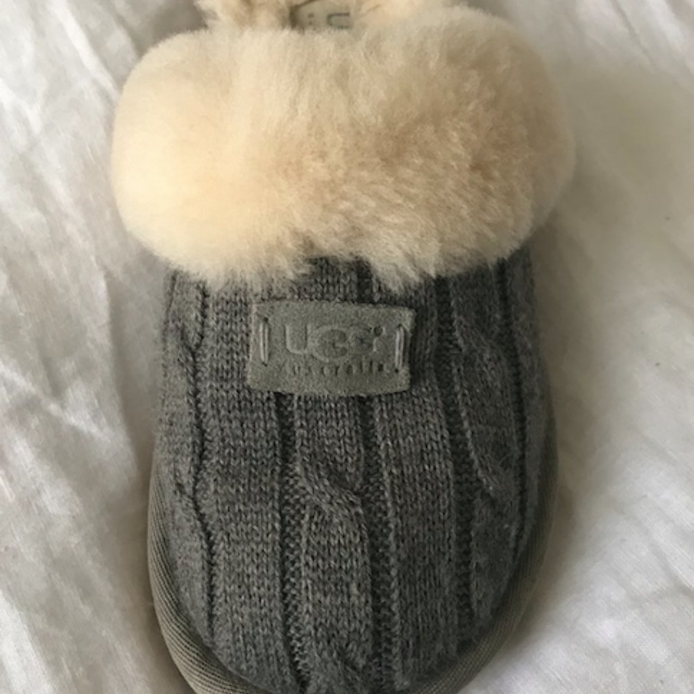 UGG Cozy Knit Slipper - Heathered Grey - Picture 3 of 4